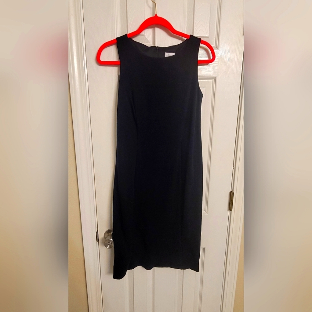 NWT CHICO'S WOMENS BLACK A-LINE SLEEVELESS DRESS SIZE 0